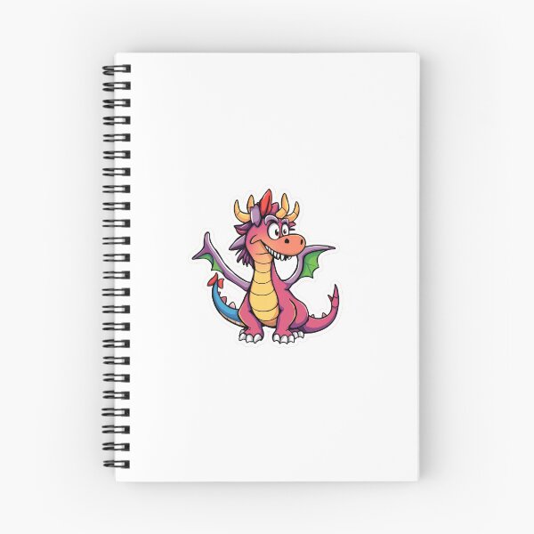 Item preview, An epic and colorful cartoon dragon! designed and sold by Pavle99.