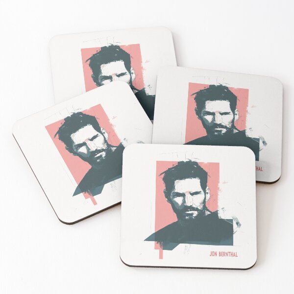 Item preview, Jon Bernthal Minimalist Portrait Illustration designed and sold by Retro Travel Design.