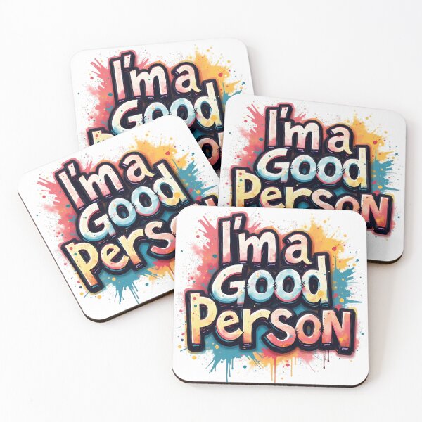 Item preview, "Bold & Empowering 'I’m a Good Person' Apparel – Minimalist, Vintage, & More" designed and sold by lamp148.