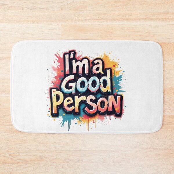 Item preview, "Bold & Empowering 'I’m a Good Person' Apparel – Minimalist, Vintage, & More" designed and sold by lamp148.