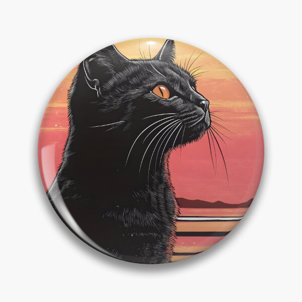 Item preview, Sunset Whiskers T-Shirt designed and sold by MixoDesignShop.