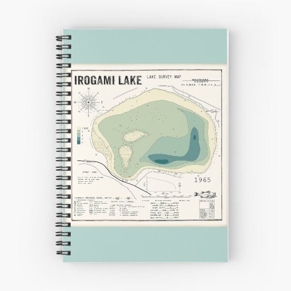 Item preview, Irogami Lake Waushara County WI Square designed and sold by Jean Plout.