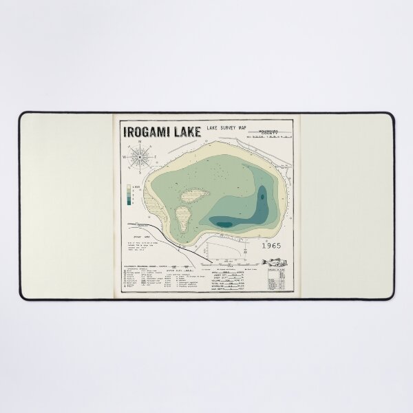 Item preview, Irogami Lake Waushara County WI Square designed and sold by Jean Plout.