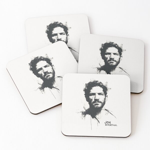 Item preview, Intense Jon Bernthal Sketch Portrait designed and sold by Retro Travel Design.