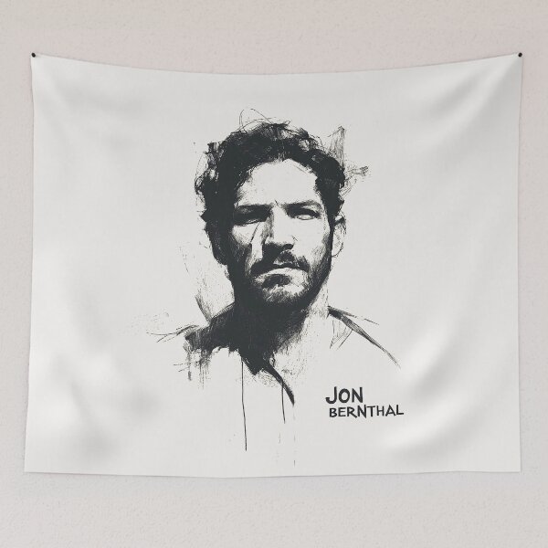 Item preview, Intense Jon Bernthal Sketch Portrait designed and sold by Retro Travel Design.