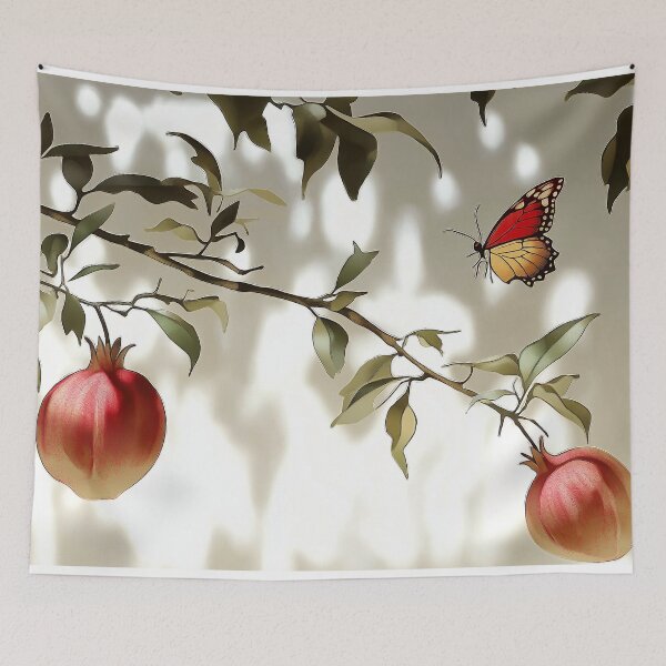 Item preview, pomegranates designed and sold by PricklyPeanut.