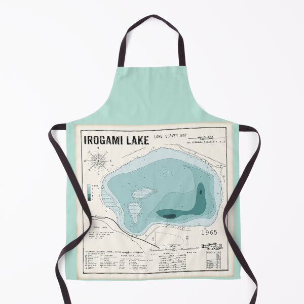 Item preview, Irogami Lake Waushara County WI Blue SQ designed and sold by Jean Plout.