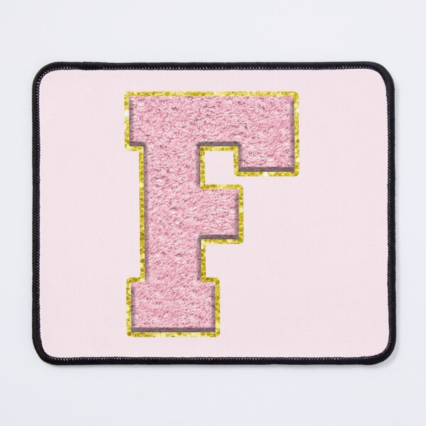 Item preview, Letter F Preppy Varsity Letter Patch designed and sold by Creative Brat Design Studio.