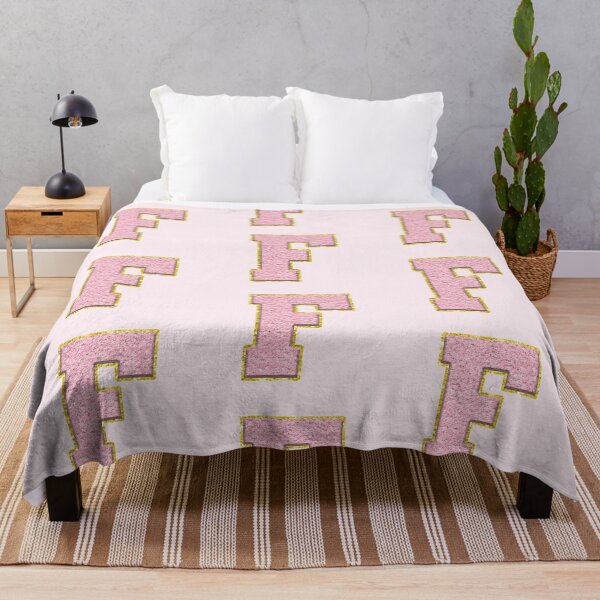 Item preview, Letter F Preppy Varsity Letter Patch designed and sold by Creative Brat Design Studio.