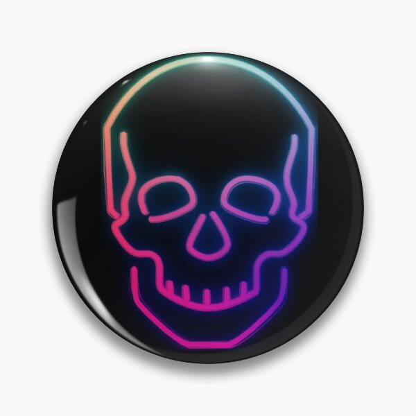 Item preview, Neon skull designed and sold by BonsaidoPoh.