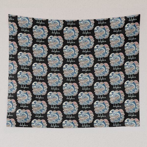 Item preview, dolphin in the waves designed and sold by EuropeanPrints.