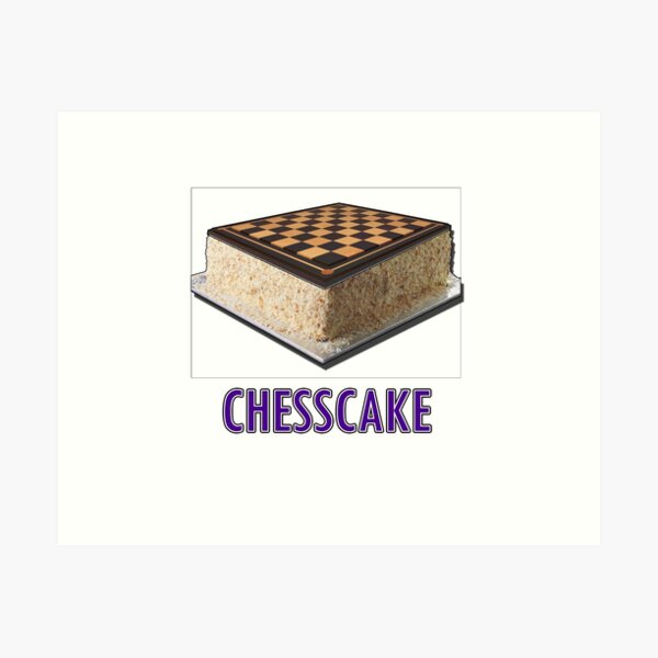 Chesscake Art Print