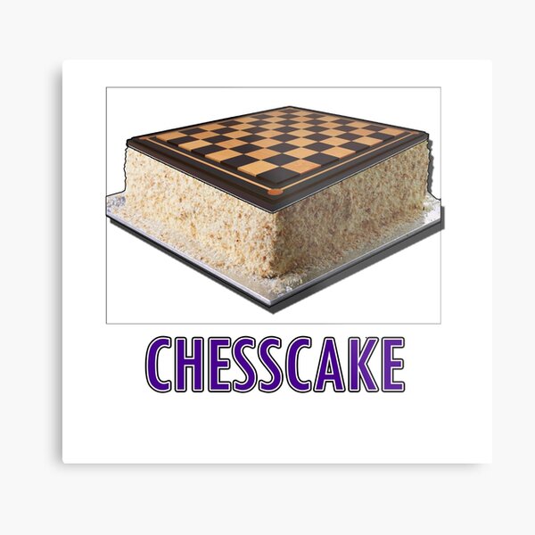 Chesscake Metal Print