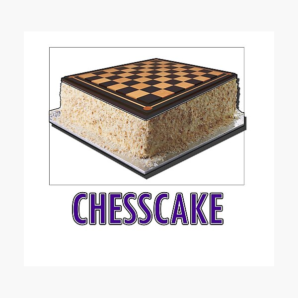Chesscake Photographic Print