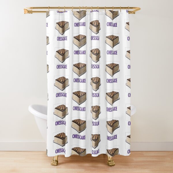Chesscake Shower Curtain