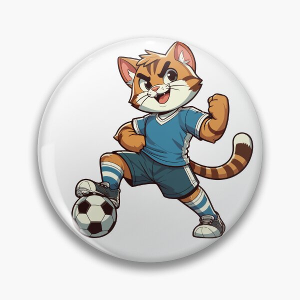 Item preview, Sporty cat: footballer designed and sold by ArtEmotionsImages.
