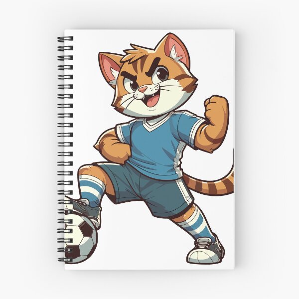 Item preview, Sporty cat: footballer designed and sold by ArtEmotionsImages.