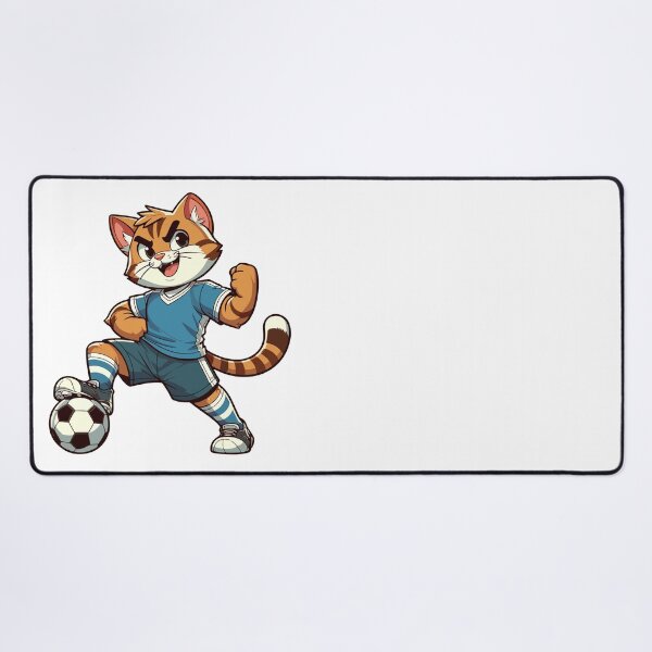 Item preview, Sporty cat: footballer designed and sold by ArtEmotionsImages.