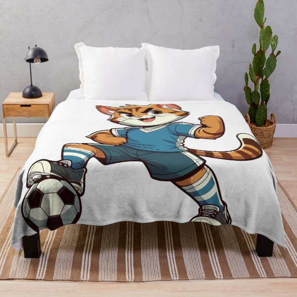 Item preview, Sporty cat: footballer designed and sold by ArtEmotionsImages.