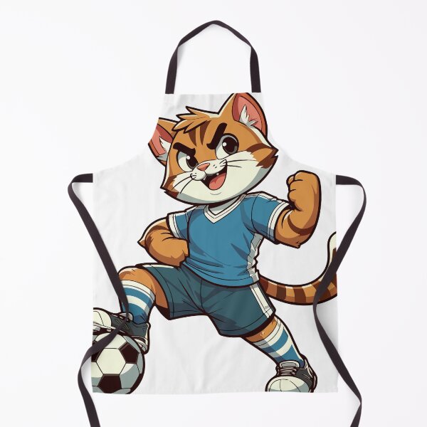 Item preview, Sporty cat: footballer designed and sold by ArtEmotionsImages.