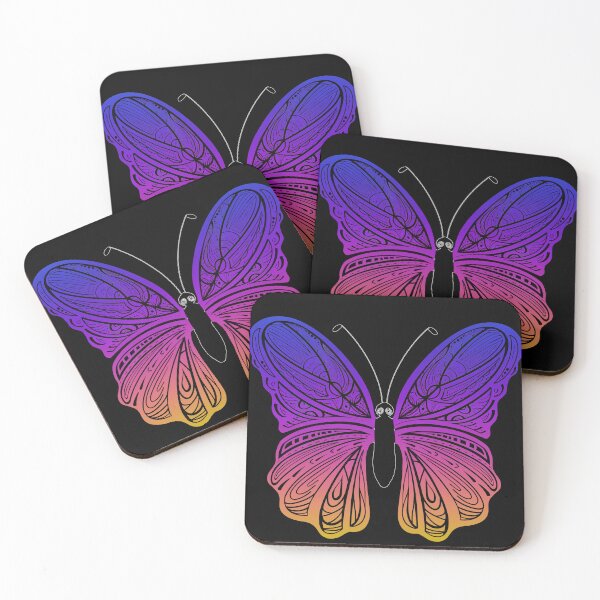 Item preview, Tribal Inspired  Butterfly Design Warm Tone Gradient designed and sold by FeralGenxer.