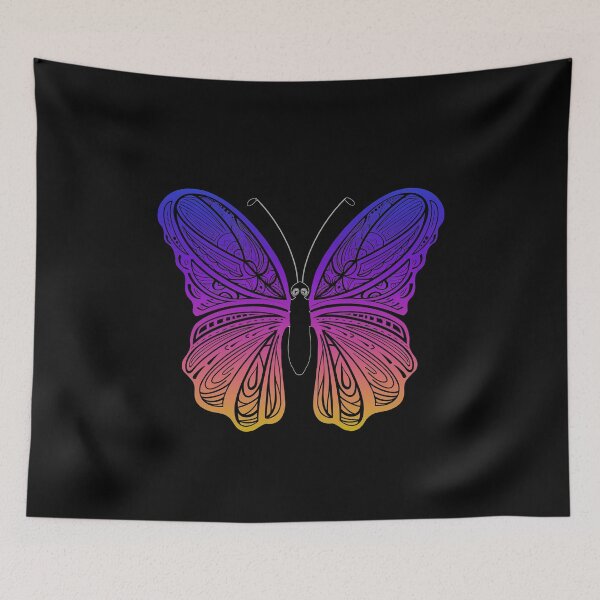 Item preview, Tribal Inspired  Butterfly Design Warm Tone Gradient designed and sold by FeralGenxer.