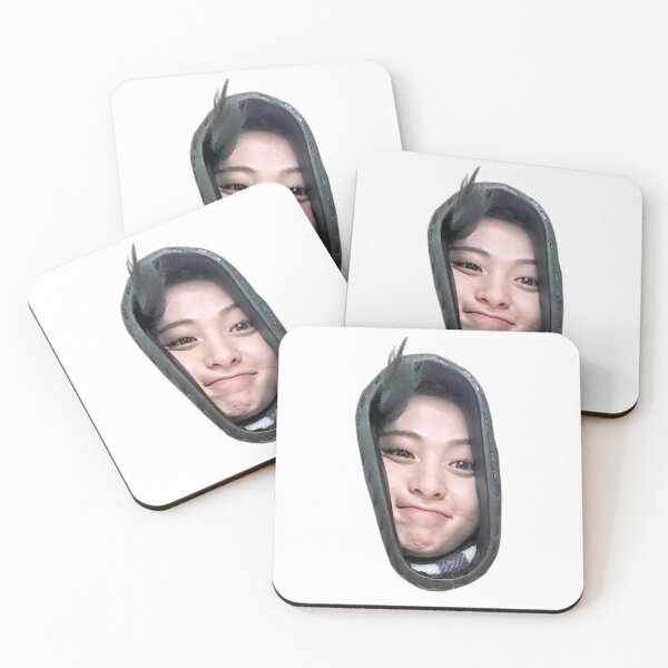 Item preview, Yunjin LE SSERAFIM Crazy Meme Face designed and sold by xiaotingfae.