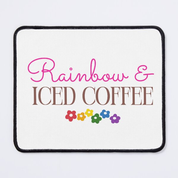 Item preview, Rainbow & Iced Coffee | Iced Coffee Lover | Coffee | Coffee Lover | Cold Brew | Rainbow | Colours designed and sold by PrintEveryday.