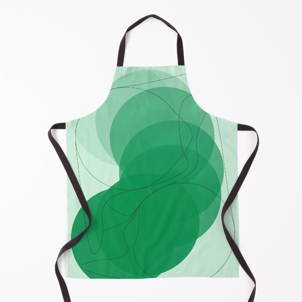 Item preview, Green circle abstract designed and sold by Doodlehomeshop.