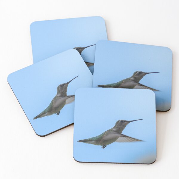 Item preview, Flight of Beauty, ruby-throated hummingbird designed and sold by BirdsBugsBeyond.