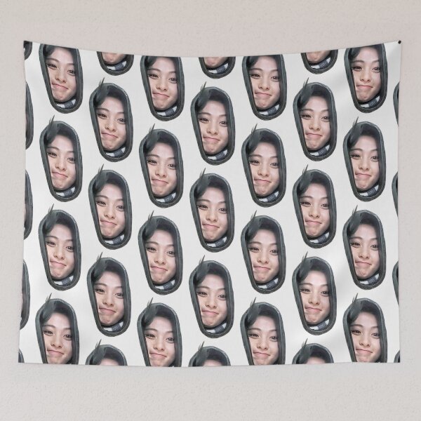 Item preview, Yunjin LE SSERAFIM Crazy Meme Face designed and sold by xiaotingfae.