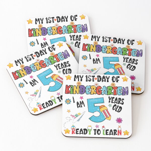 Item preview, Kindergarten 5-Year-Old Tee, First Day Fun! designed and sold by SARJOU.