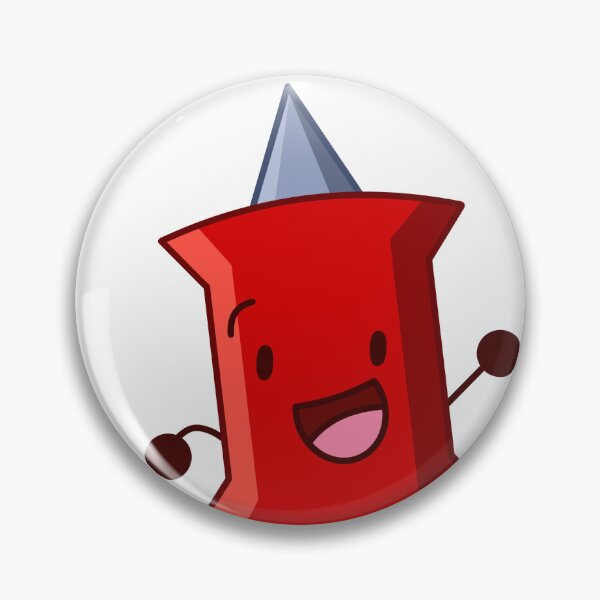 Item preview, bfdi pin designed and sold by scribbles625.