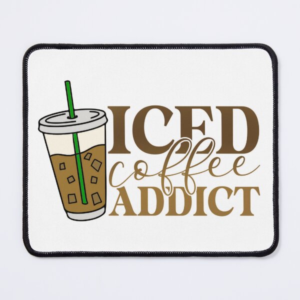 Item preview, Iced coffee addict designed and sold by HarrisonDesign.