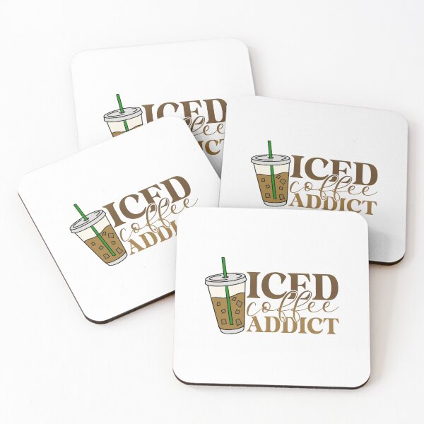Item preview, Iced coffee addict designed and sold by HarrisonDesign.