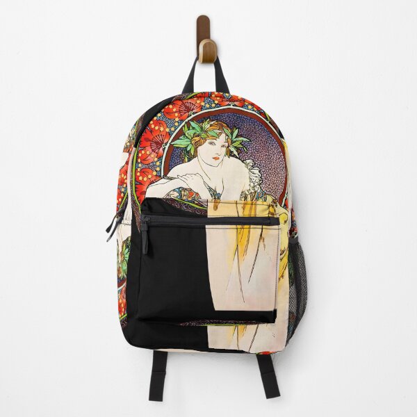Item preview, Alphonse Mucha Woman With Poppies designed and sold by ArchimedesPrime.
