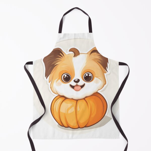 Item preview, Playful Puppy in a Pumpkin designed and sold by CharmingQuill.