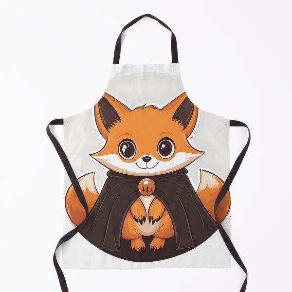 Item preview, Adorable Fox in Halloween Cape designed and sold by CharmingQuill.