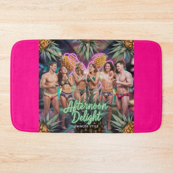 Item preview, Afternoon Delight Swinger Style - Upside-down Pineapples - Pink designed and sold by JLEmporium.