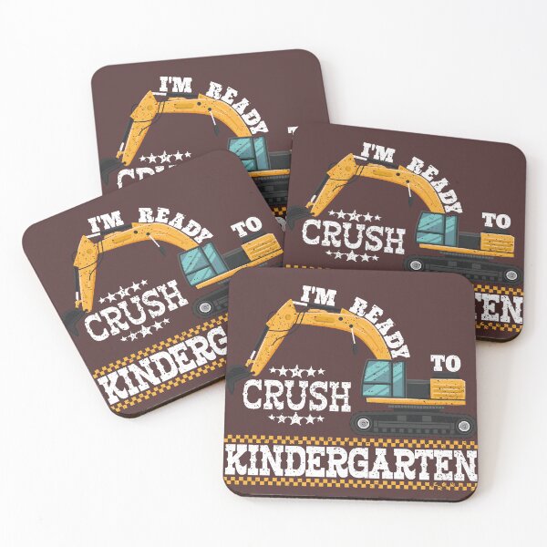 Item preview, Crush Kindergarten, Bulldozer Themed School Shirt designed and sold by SARJOU.