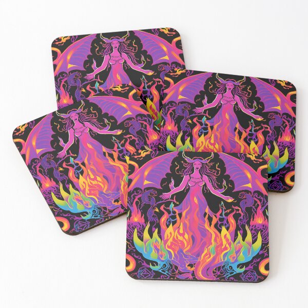 Item preview, Dark Goddess, Lilith Summoned Rainbow occult gothic vector design designed and sold by Liliths-Closet.
