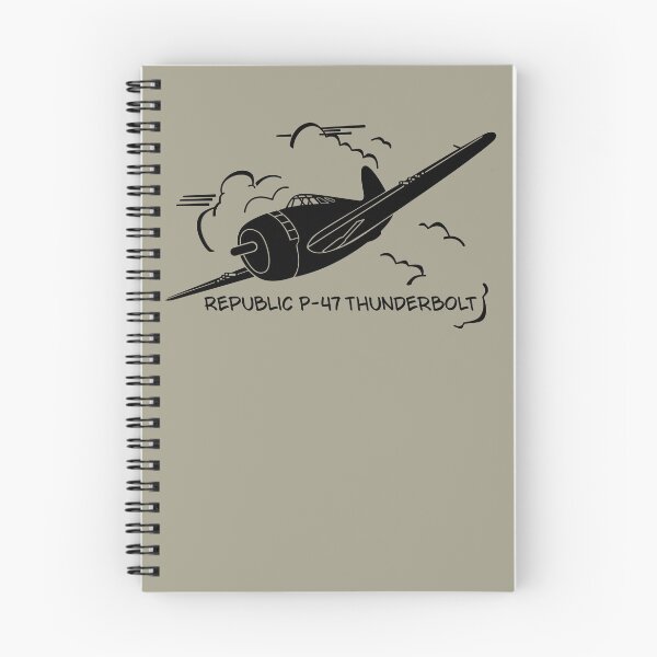 Item preview, Republic P-47 Thunderbolt Plane Flying Clouds designed and sold by MilitaryMart.