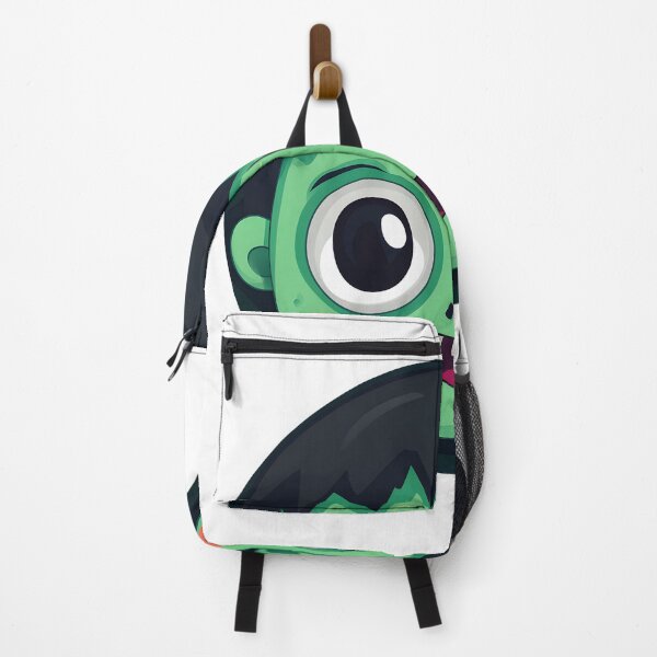 Item preview, Smiling Green Monster with Round Face designed and sold by CharmingQuill.
