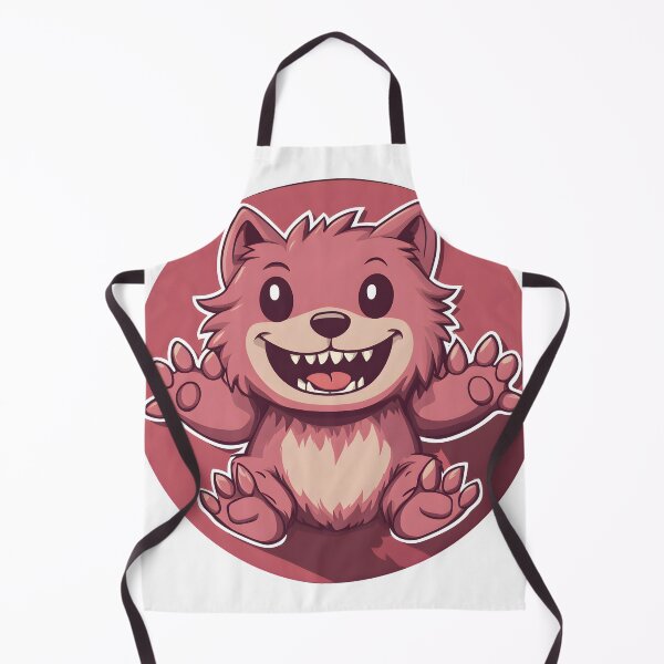 Item preview, Pink Werewolf with Playful Smile designed and sold by CharmingQuill.