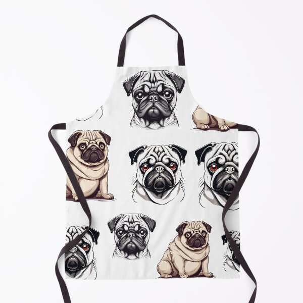 Item preview, Hilarious Pug Dog Character Pattern 1 designed and sold by Tom-Johnson.