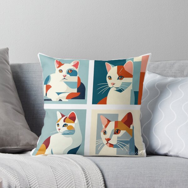 Item preview, Tabby Cubism Quartet designed and sold by ukrayuk.