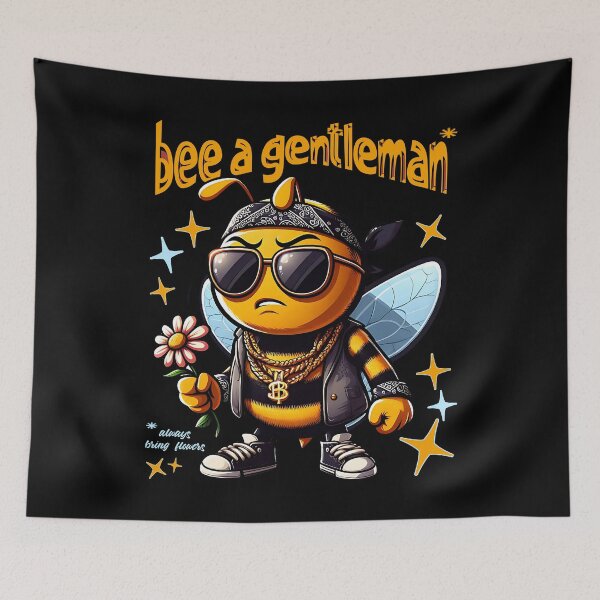 Item preview, BEE A GENTLEMAN ALWAYS BRING FLOWERS designed and sold by justyna-s28.