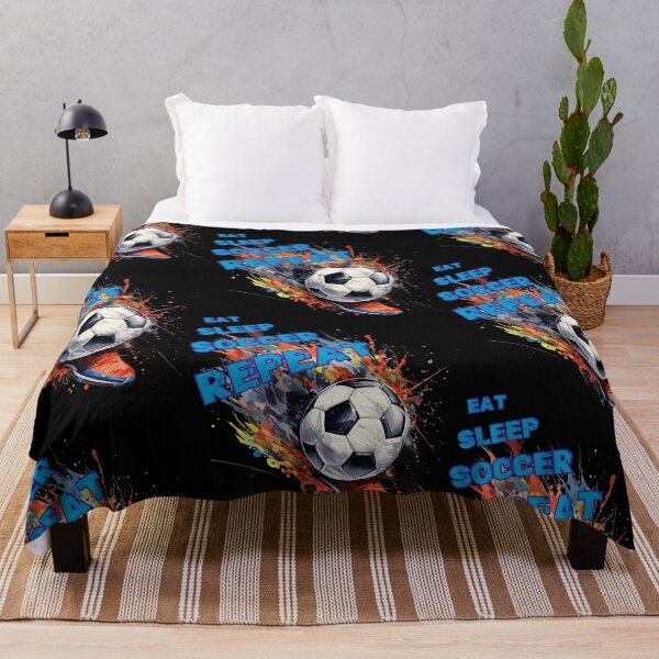 Item preview, Eat Sleep Soccer Repeat Sport Game Futbol designed and sold by DegraDesign.