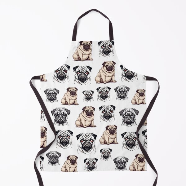 Item preview, Hilarious Pug Dog Character Pattern 2 designed and sold by Tom-Johnson.