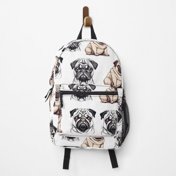 Item preview, Hilarious Pug Dog Character Pattern 2 designed and sold by Tom-Johnson.